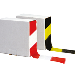 Avspärrningsband 70mm x 500m gul/svart